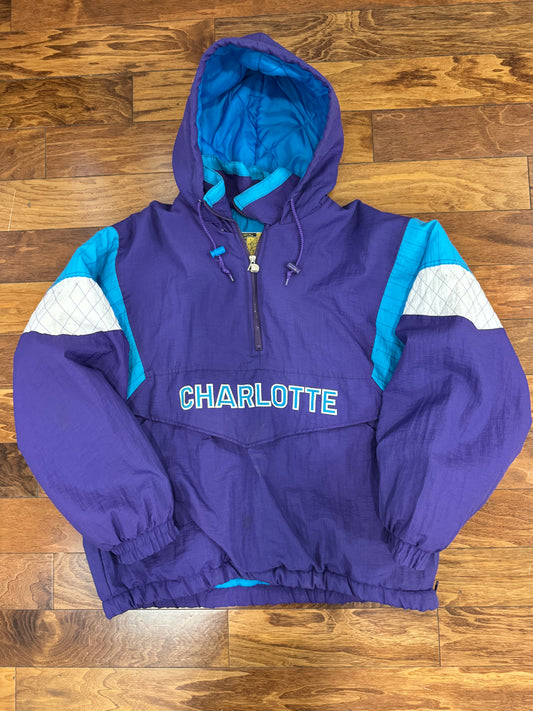 90s Charlotte Hornets Jen-Pro Puffer Jacket (M)