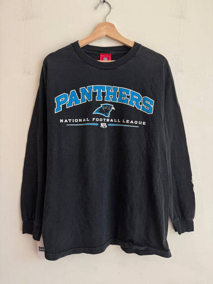 00s Carolina Panthers Black Long Sleeve Shirt (L)