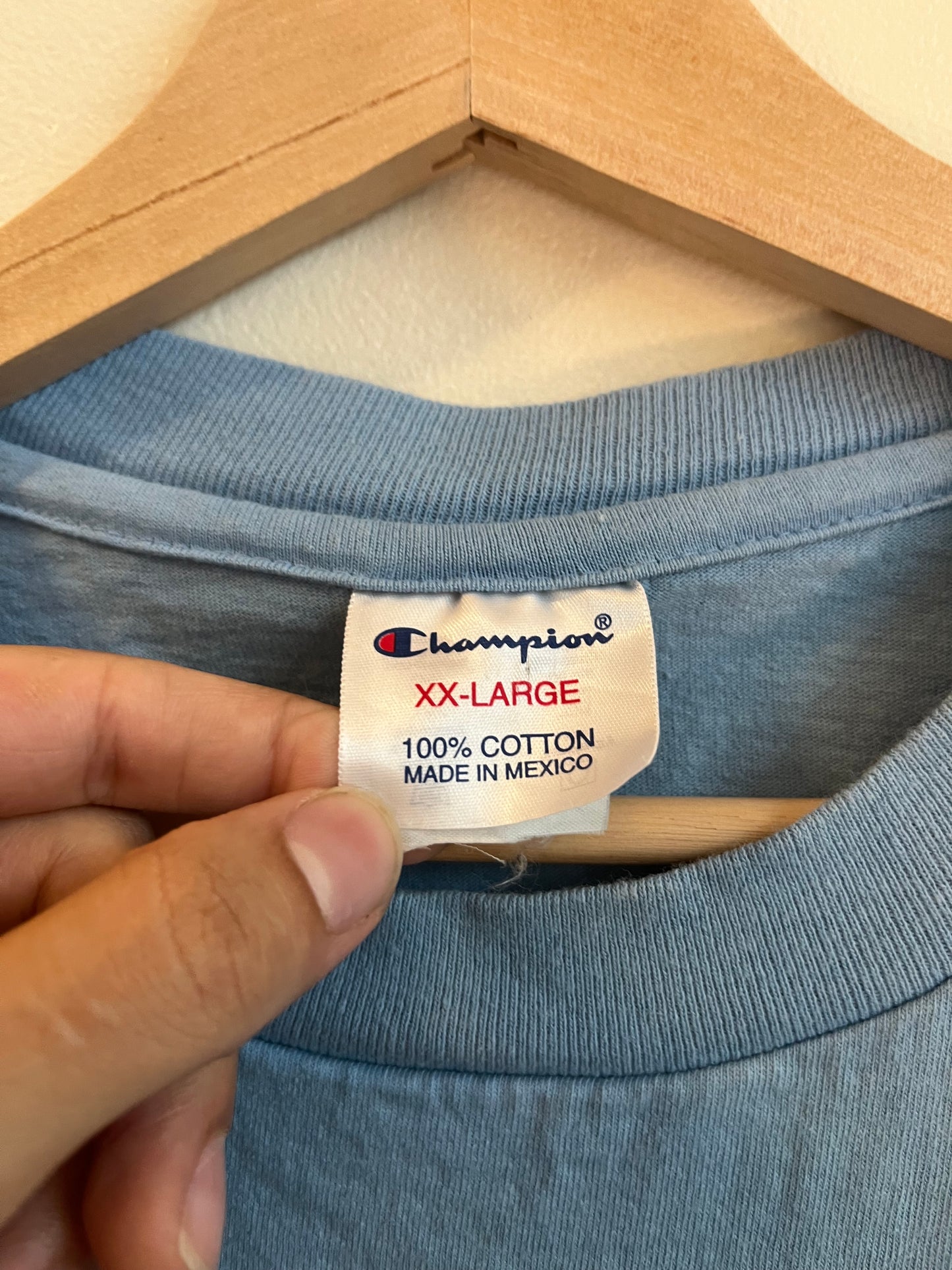 90s Tennessee Lady Vols Vintage Champion Cropped Tee (XL)