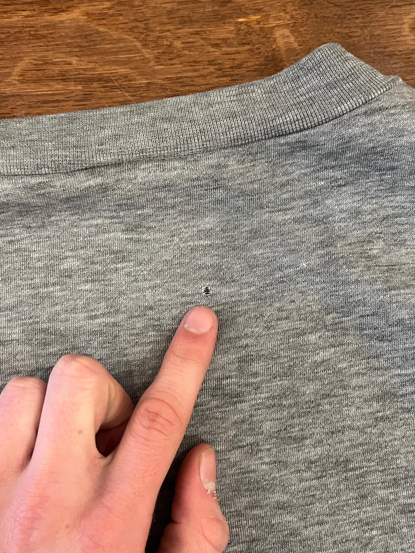 00s Bum Equipment Distressed Grey Crewneck (XL)