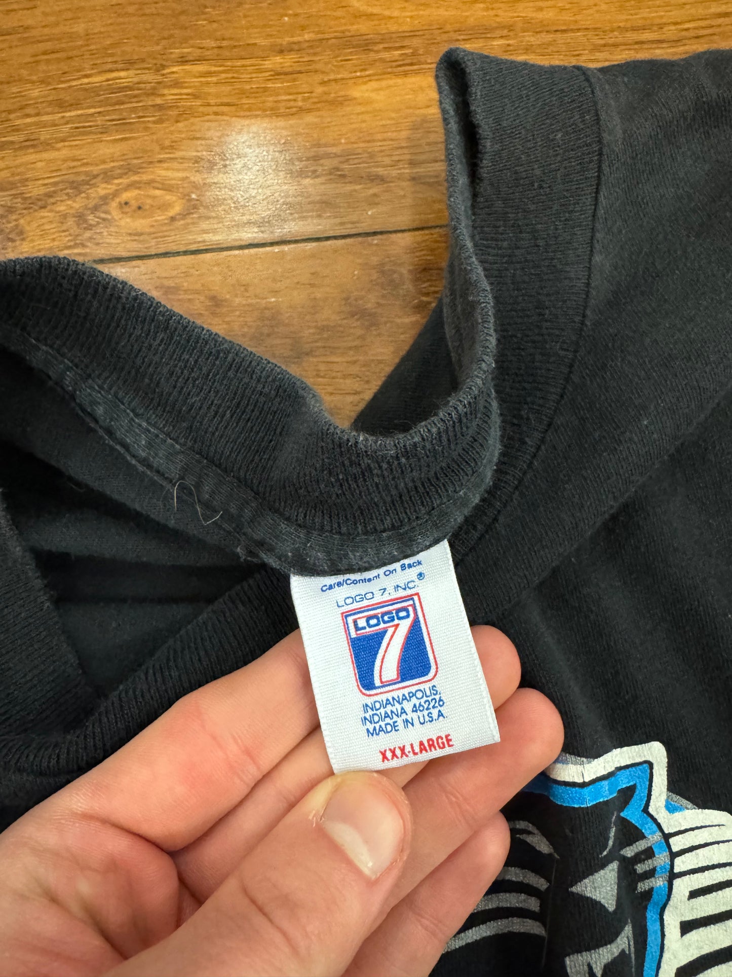 1996 Carolina Panthers Logo 7 Tee (XXXL)