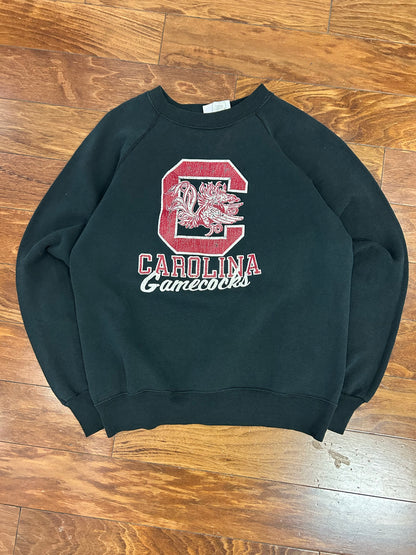 80s USC Carolina Gamecocks Black Crewneck (S)