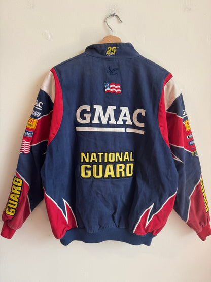00s Dale Earnhardt National Guard Faded Nascar Racing Jacket (M)
