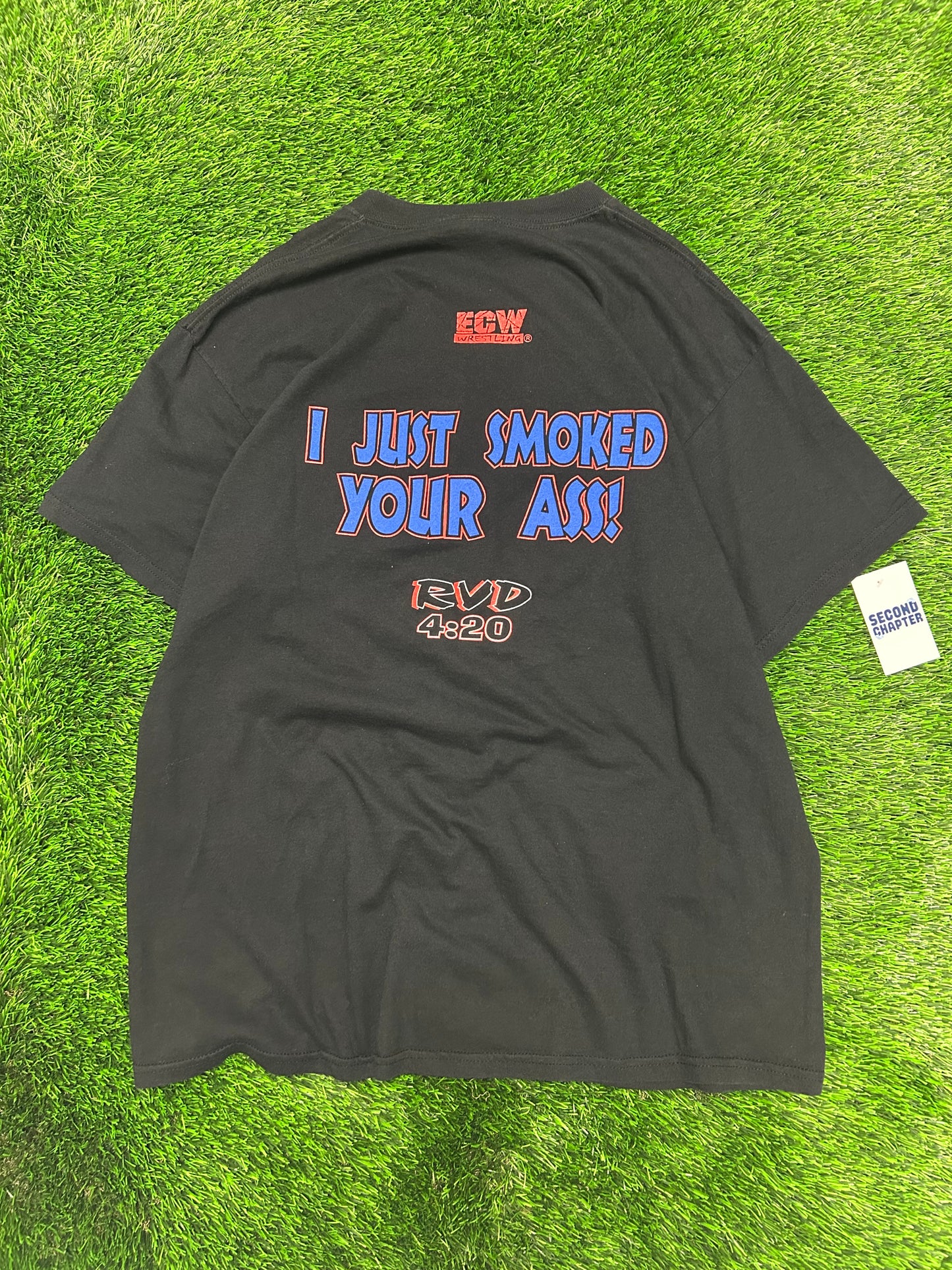 90s Ron Van Dam RVD 4:20 ECW Extreme Championship Wrestling Vintage Grail Tee (XL)