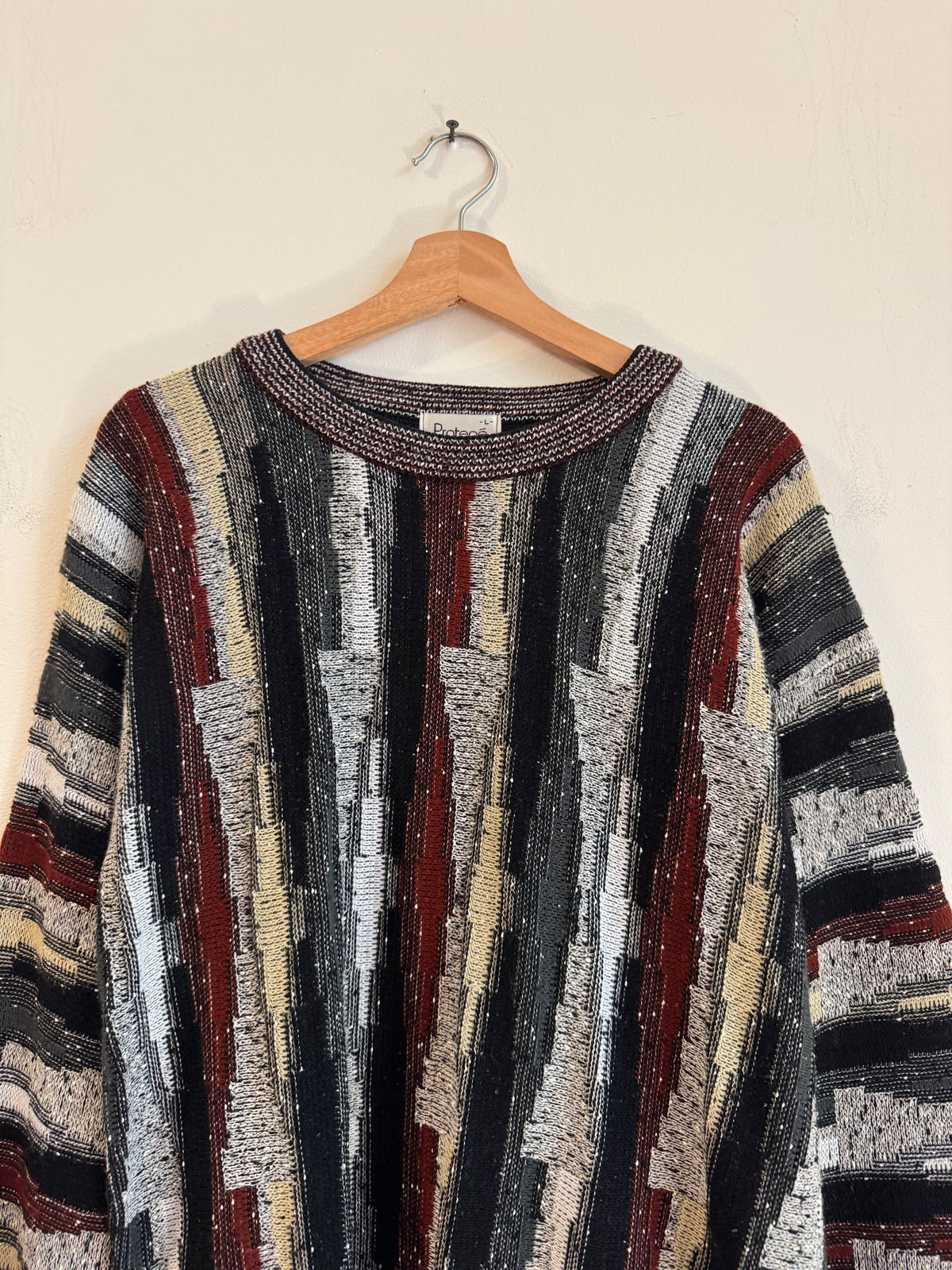 90s Protege Multi-Color Striped Sweater (L)