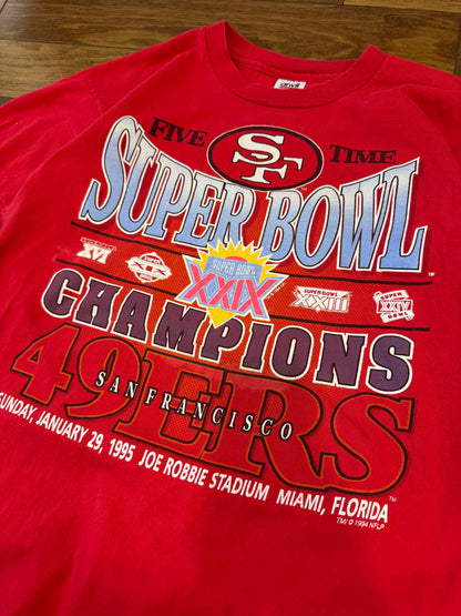 1994 San Francisco 49ers Super Bowl XXIX Tee (L)