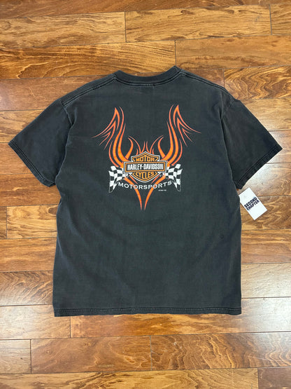2004 Harley Motorsports Flames Tee (XL)