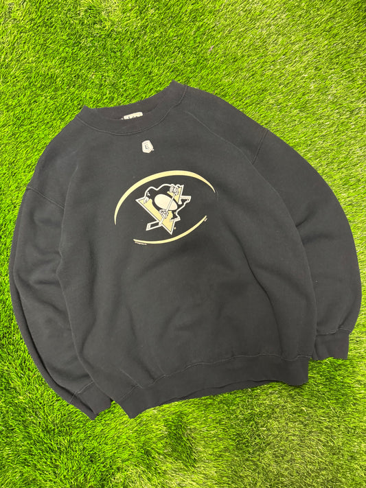 00s Pittsburgh Penguins Vintage NHL Lee Crewneck (M)