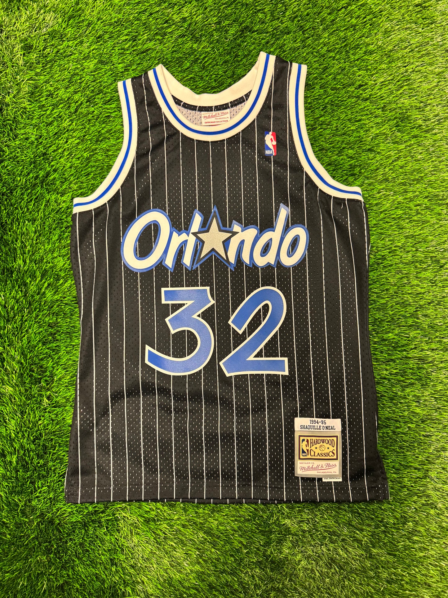 Orlando Magic Shaquille O'Neal Mitchell & Ness Hardwood Classics NBA Jersey (M)