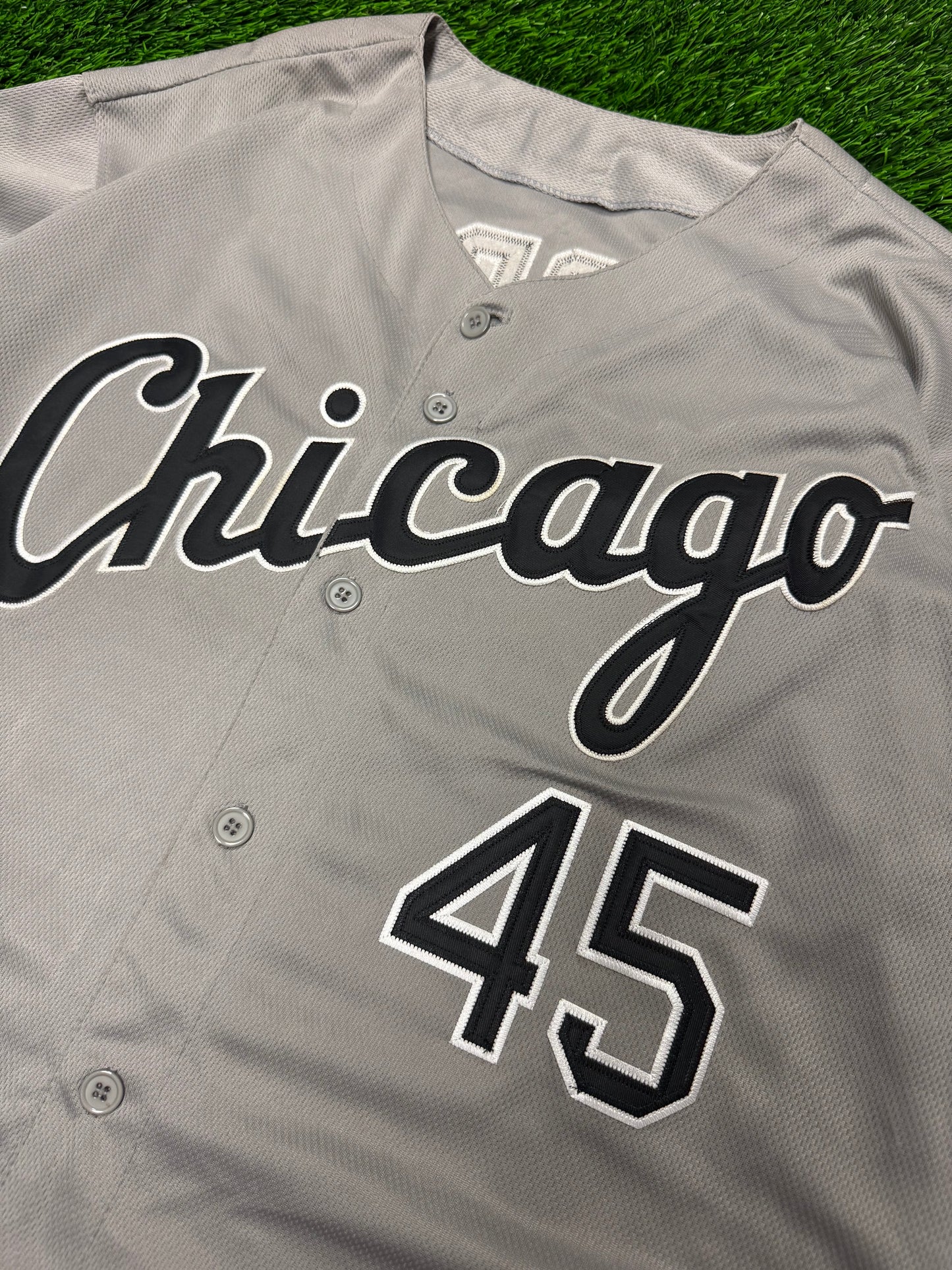 00s Chicago White Sox Michael Jordan #45 MLB Throwback Baseball Jersey (L)