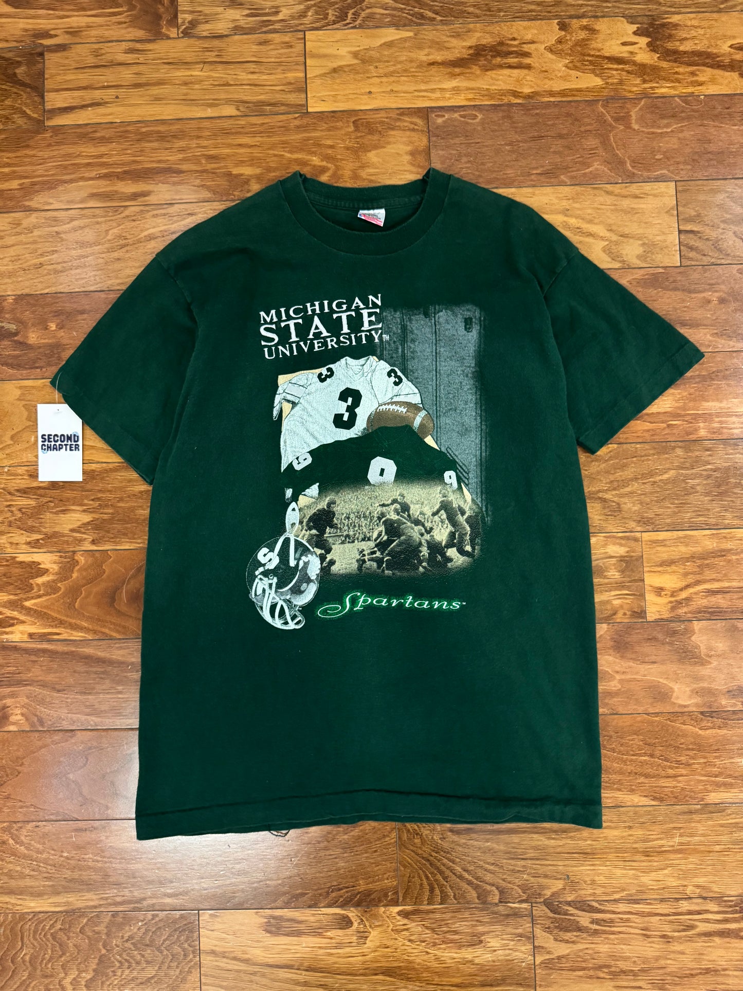 90s Michigan State Vintage Locker Room Tee (L)