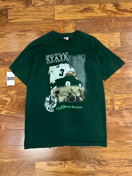 90s Michigan State Vintage Locker Room Tee (L)