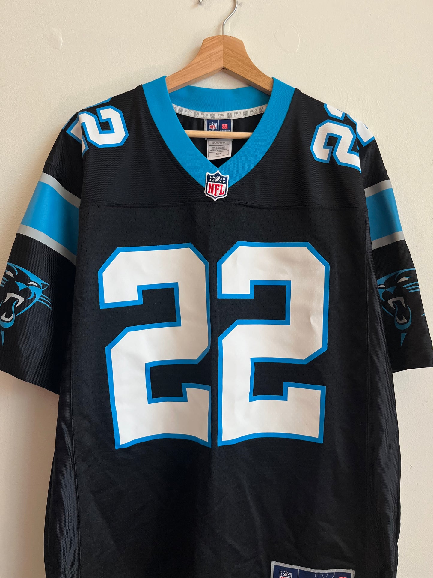 2010s New With Tags Carolina Panthers Christian Mccaffery NFL Pro Line Jersey (M)