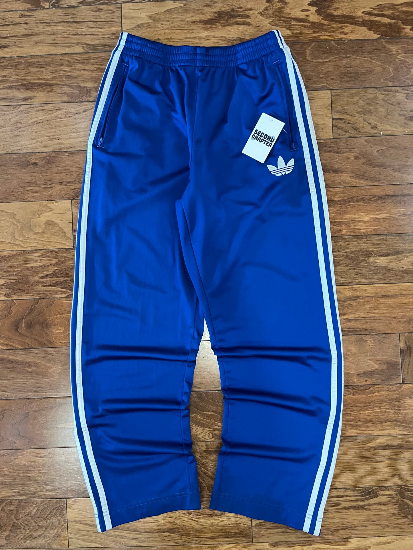 2010s Adidas Blue Track Pants (M)