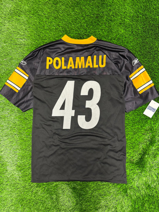 Pittsburgh Steelers Troy Polamalu #43 NFL Players Jersey (M)