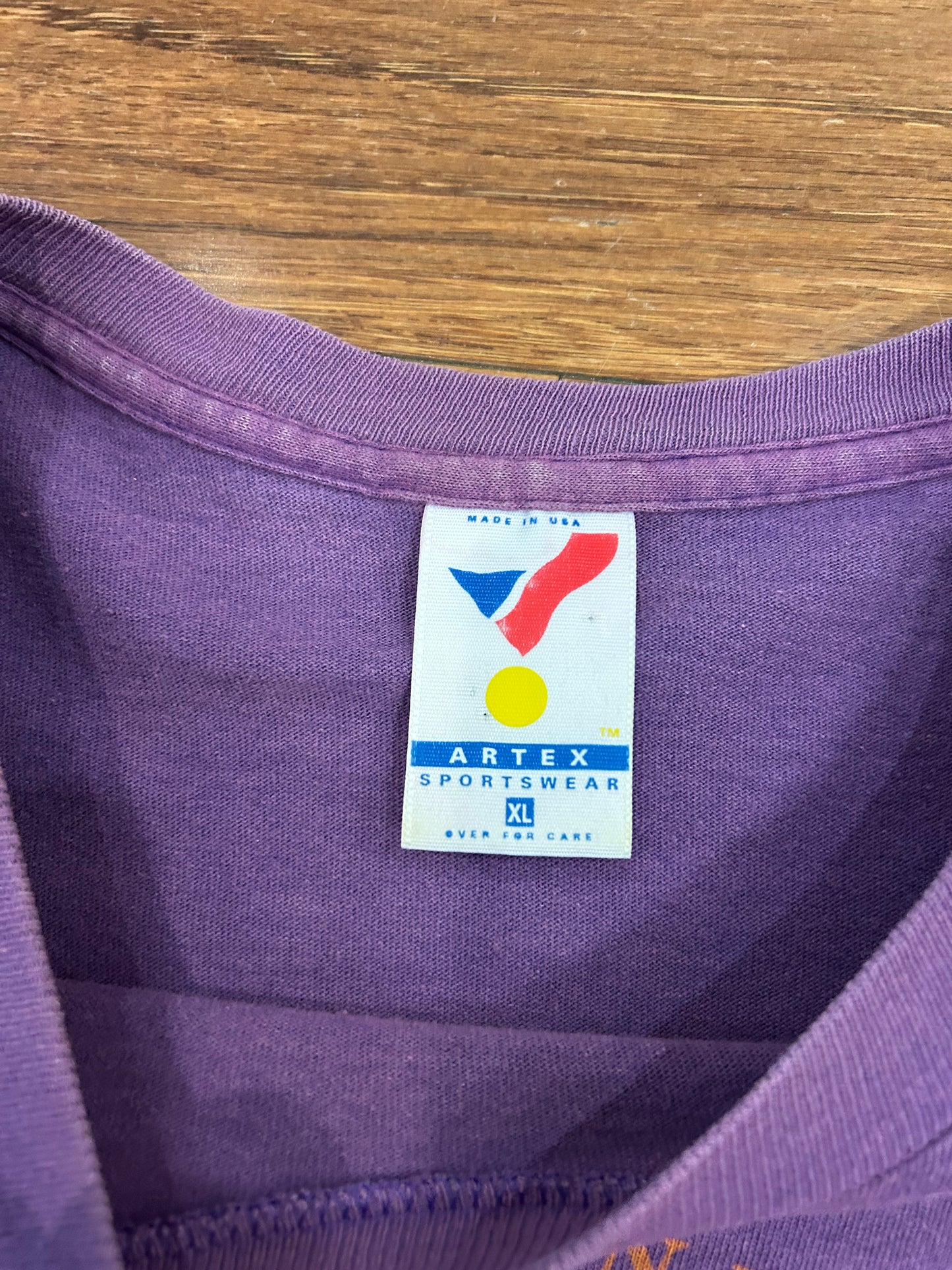 90s Phoenix Suns NBA Faded Purple Tee (XL)