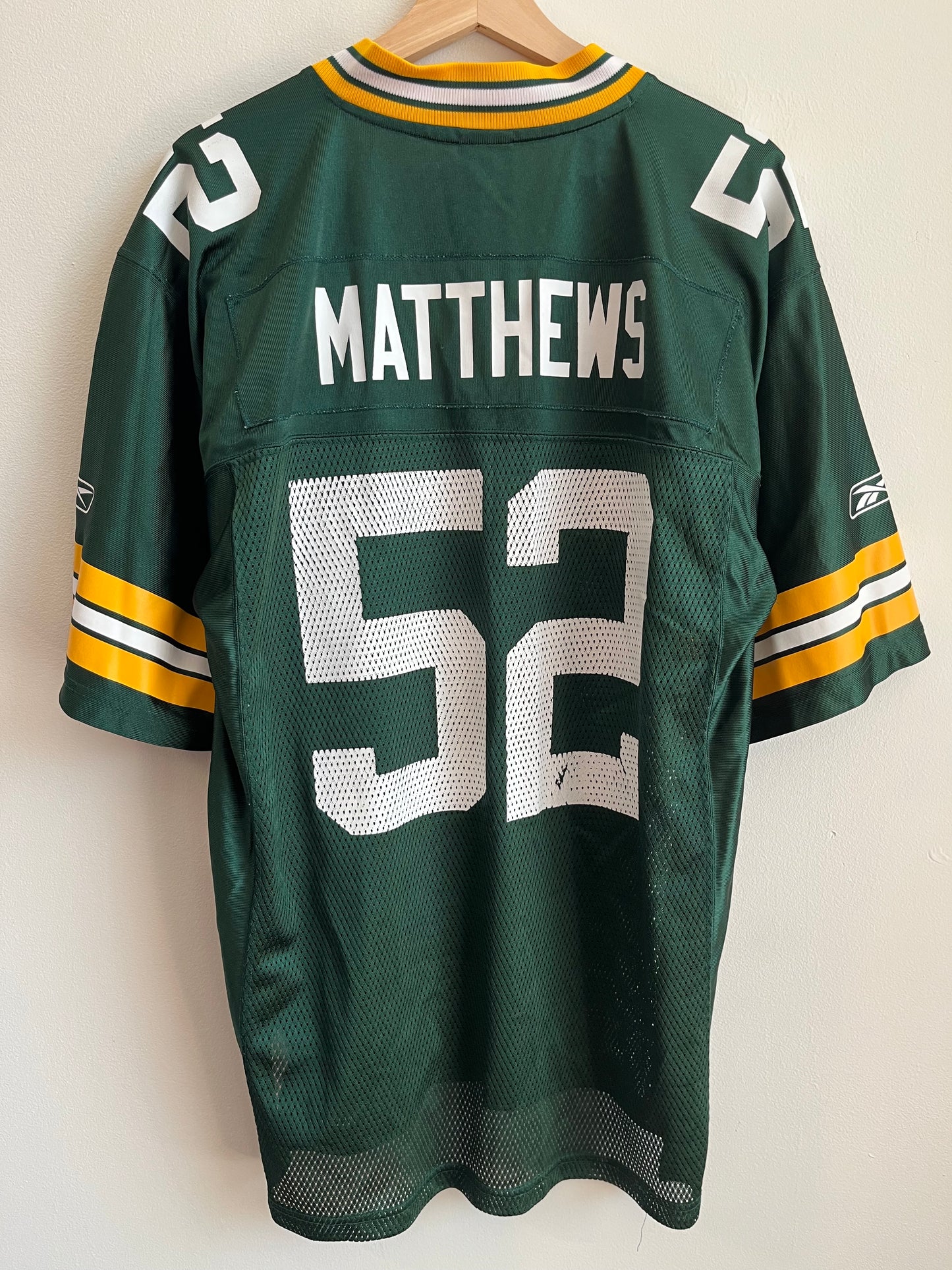 2011 Green Bay Packers Clay Matthews NFL Jersey (M)