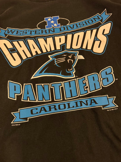 1996 Panthers NFC Western Division Champions Tee (L)