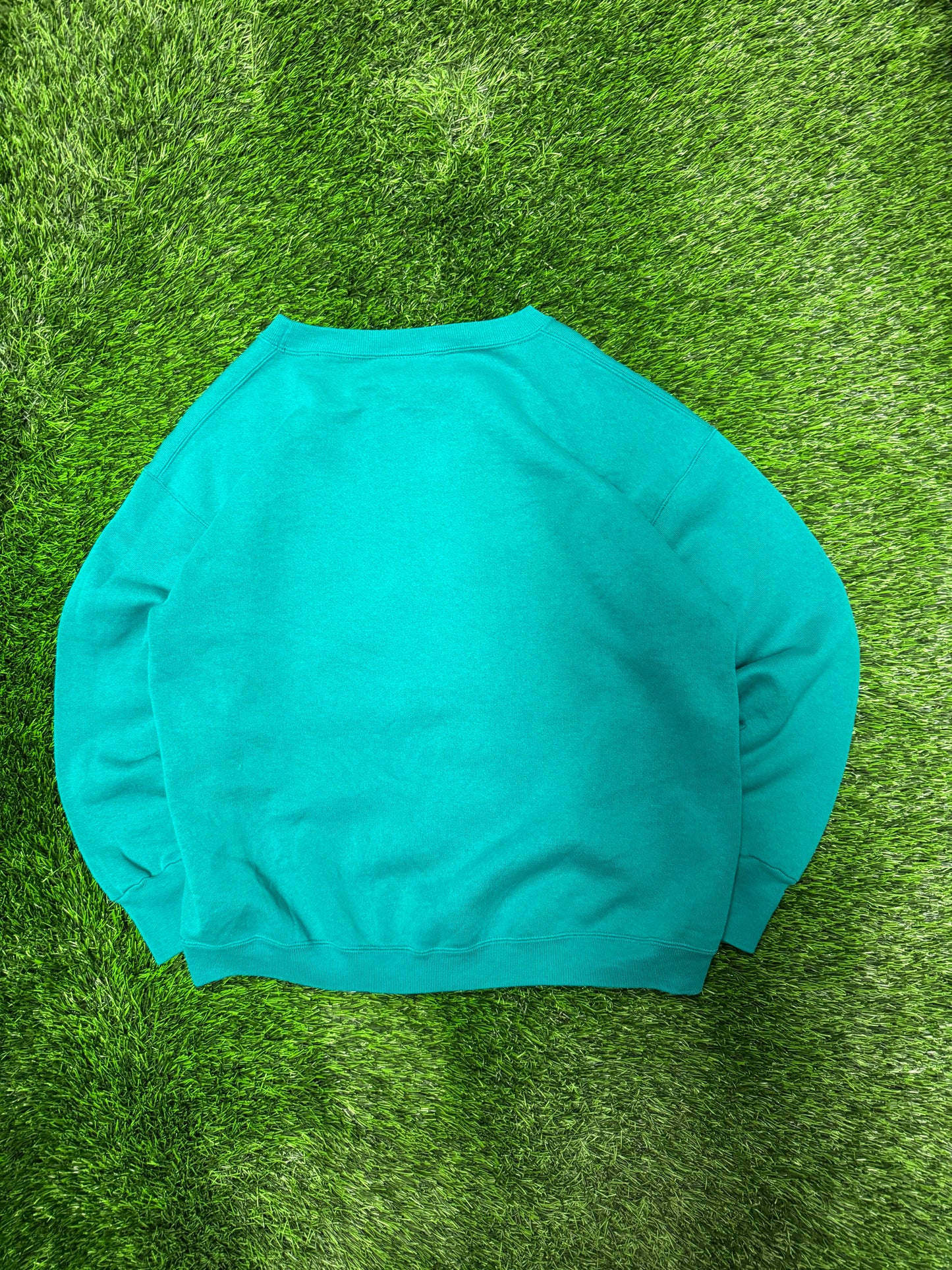 90s Universite De Paris Sabonne Dark Teal Crewneck (L)