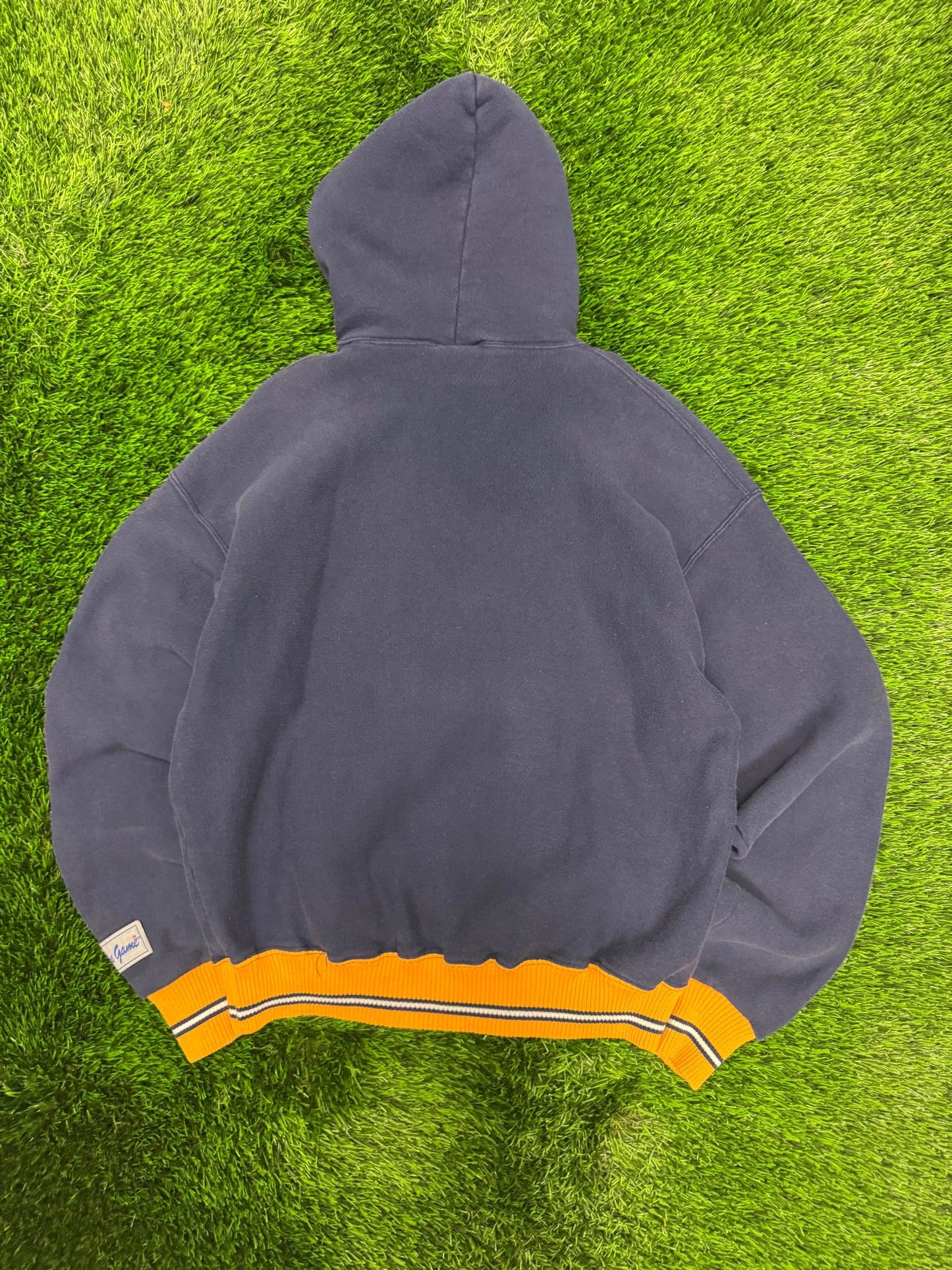 90s University of Notre Dame Spell Out The Game Hoodie (XL)
