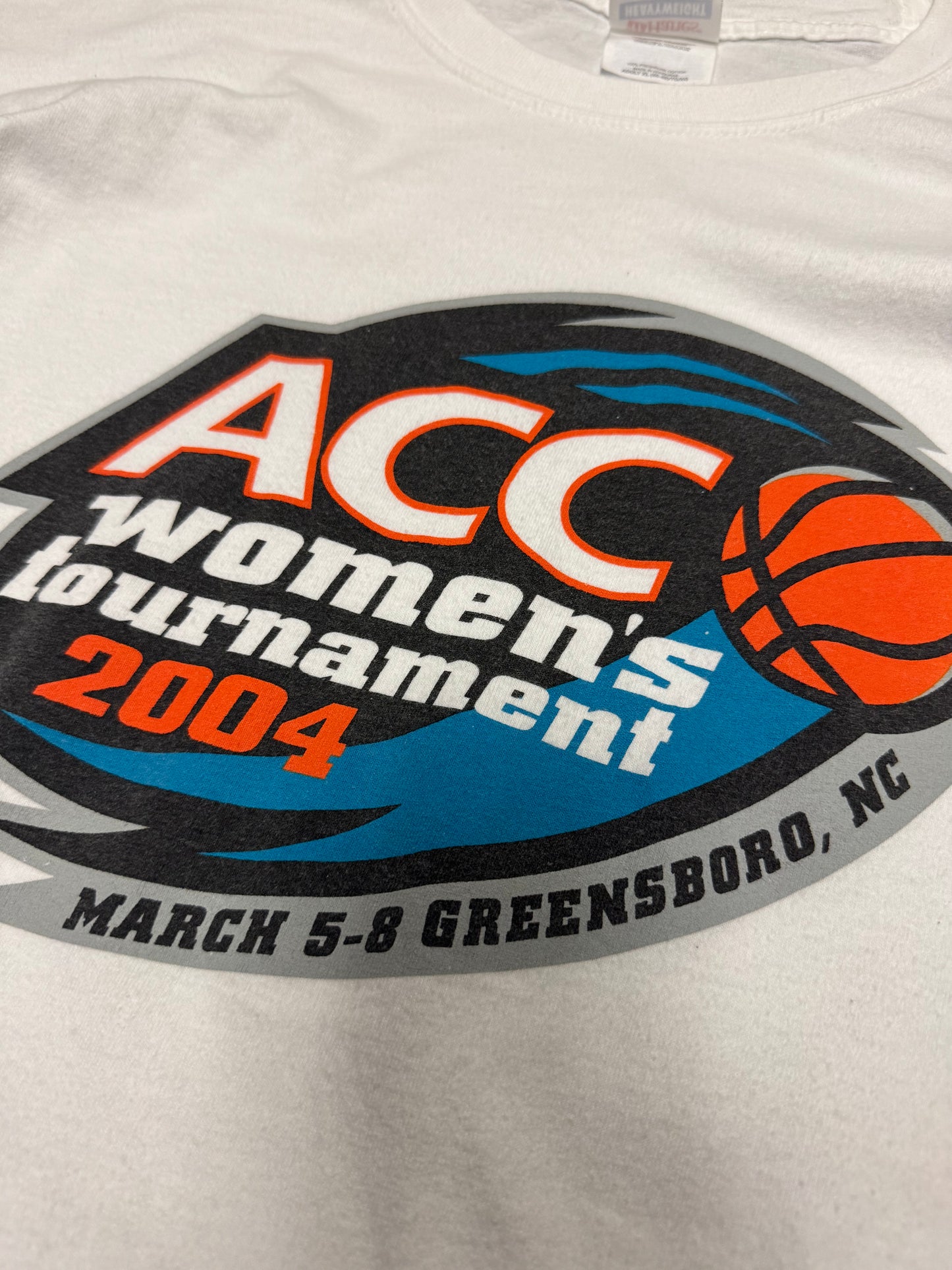 2004 ACC Women's Basketball Tournament Greensboro, NC Vintage Tee (XL)