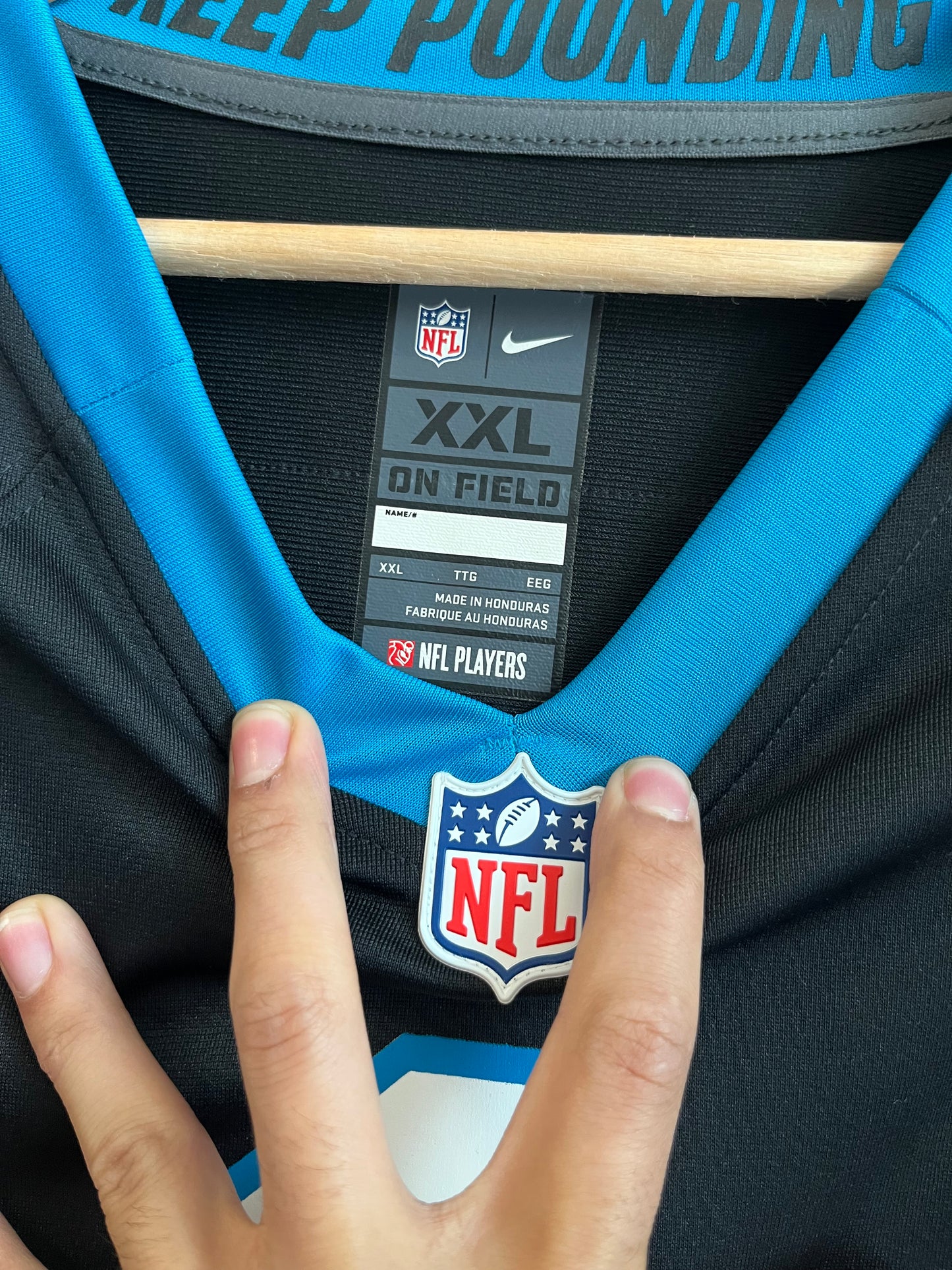 2012 Carolina Panthers Cam Newton Home Nike Jersey (XXL)