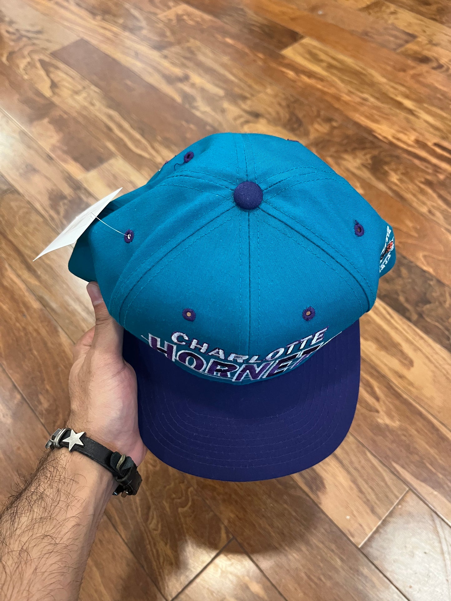 90s Charlotte Hornets Spell Out Hat