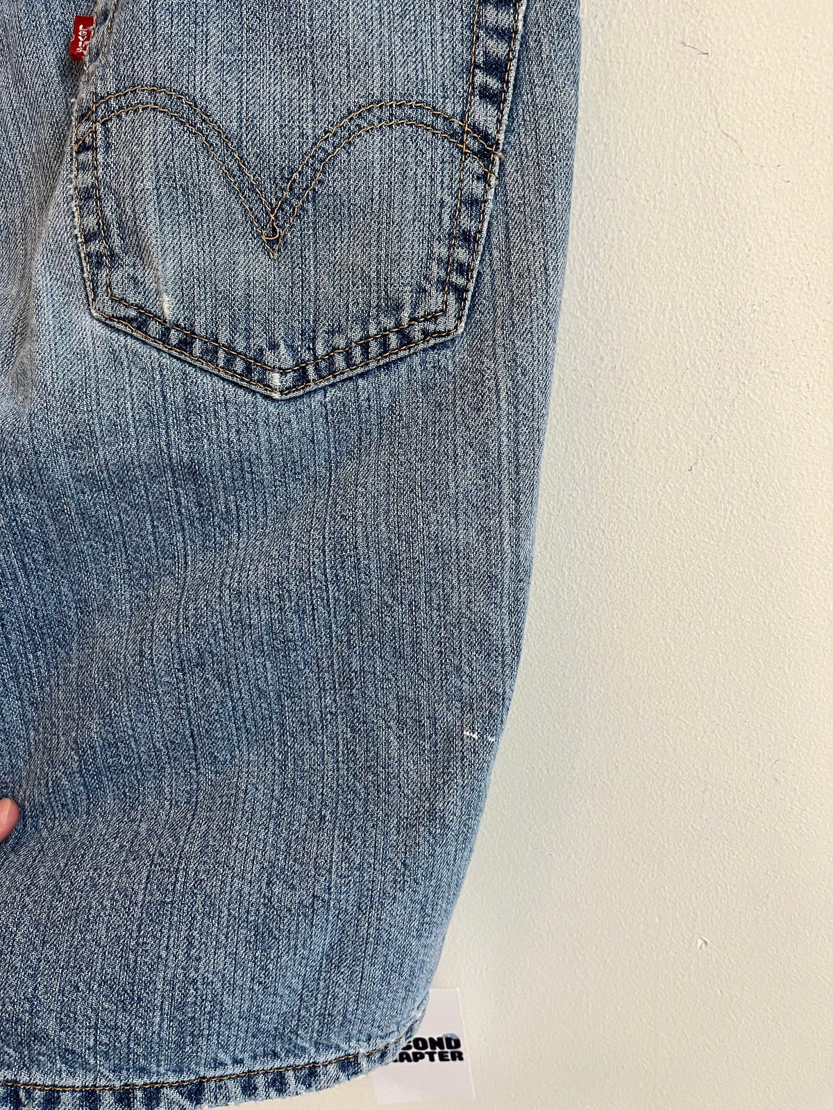 2006 Levi's 505 Distressed Jean Shorts (36)