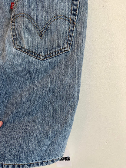 2006 Levi's 505 Distressed Jean Shorts (36)