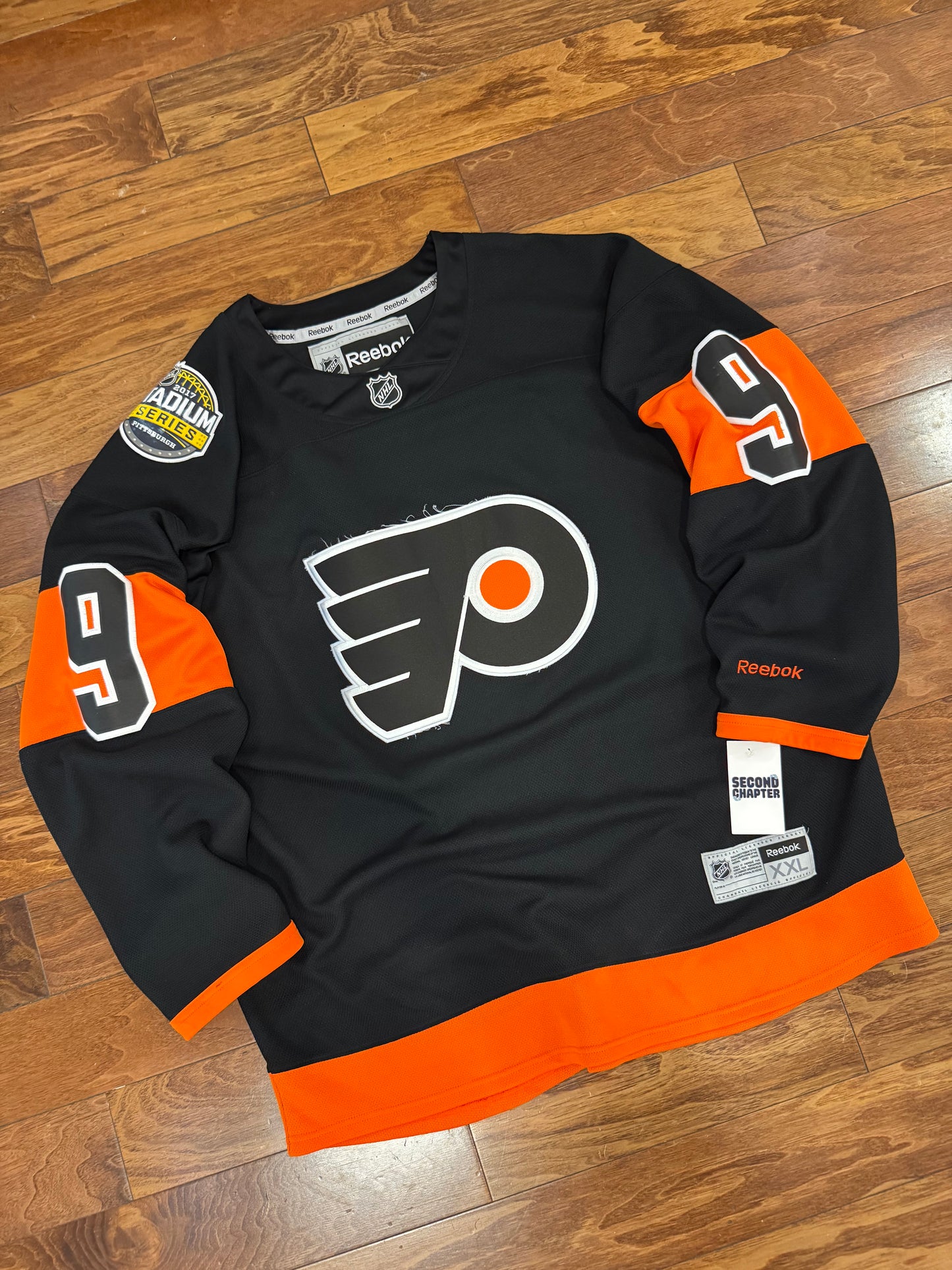 2017 Ivan Provorov Philadelphia Flyers Stadium Series Reebok Jersey (XXL)