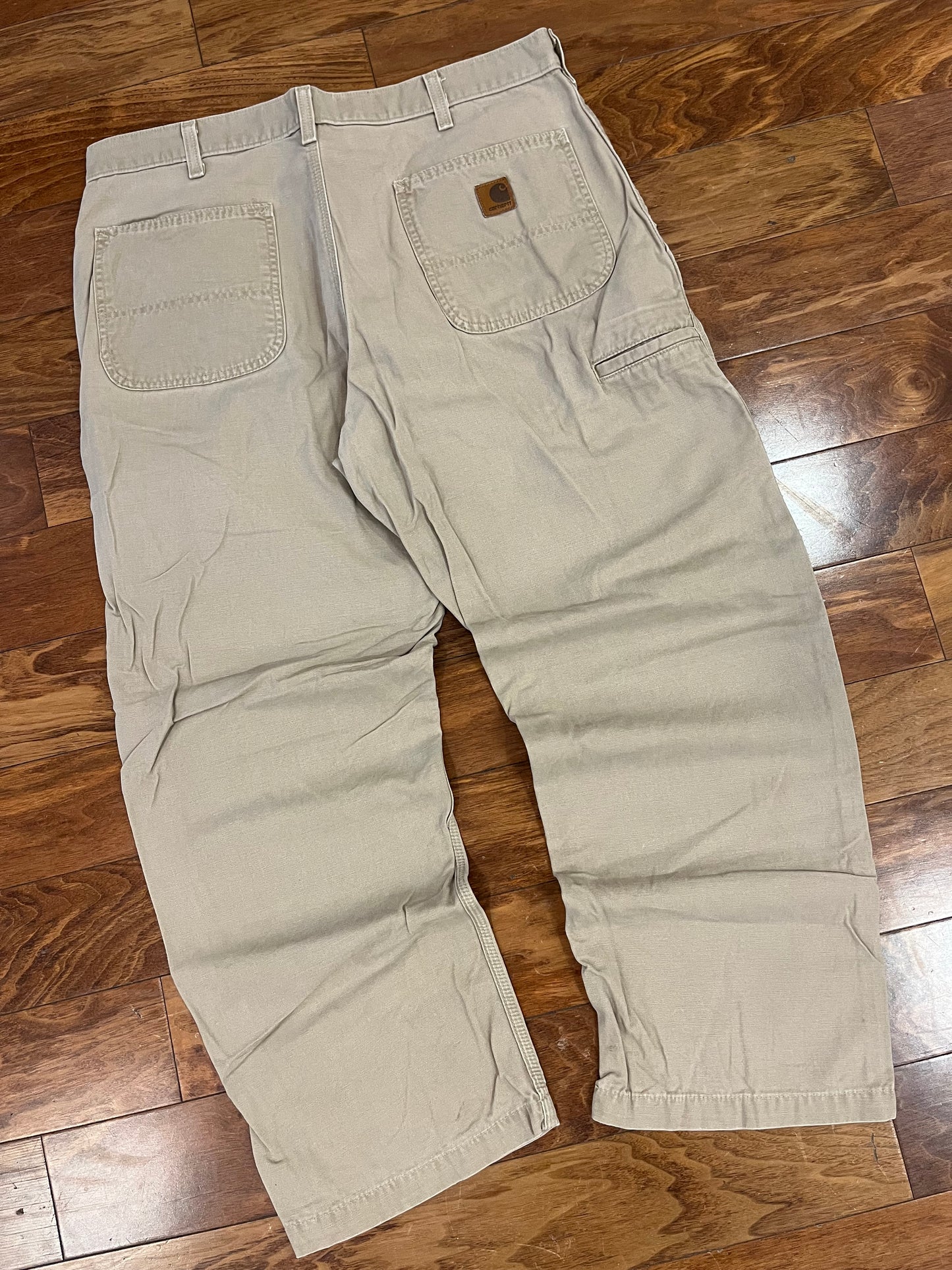 2008 Carhartt Golden Khaki Carpenter Pants (36 x 30)