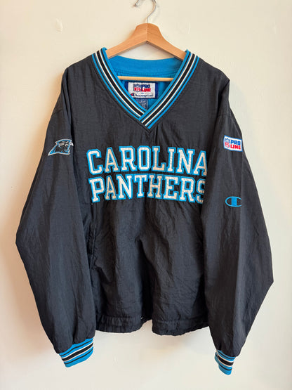 90s Carolina Carolina Panthers Champion Spell Out Windbreaker (L)