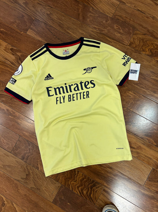 Arsenal Adidas Bukayo Saka #7 Away Soccer Jersey 2021-22 Kit (M)