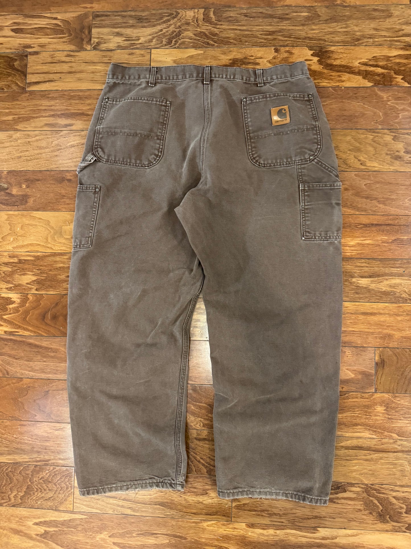 2004 Carhartt Mocha Double Knee Pants (38 x 30)