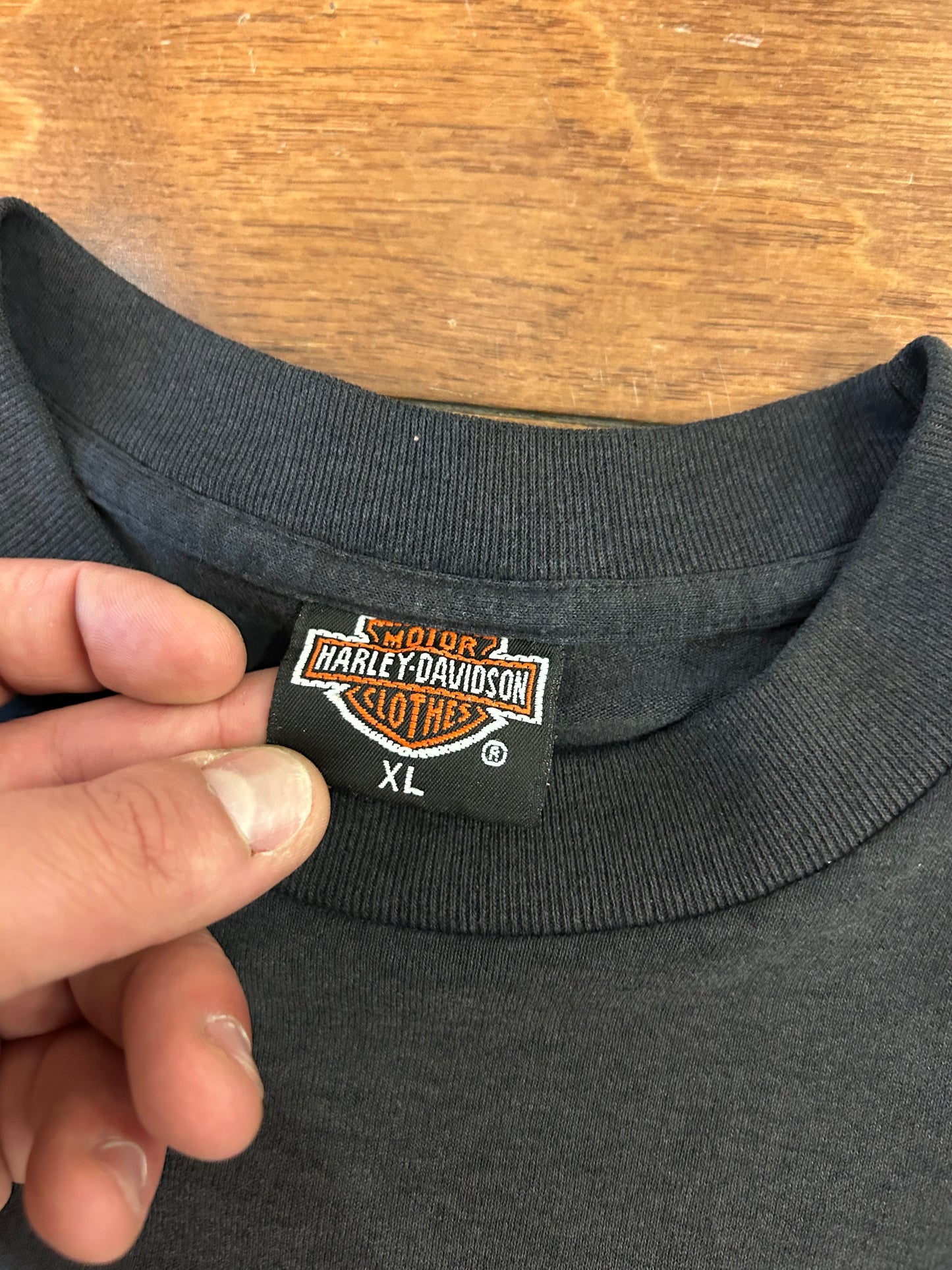1991 Harley Davidson Eagle Graphic 3D Emblem Tee (XL)