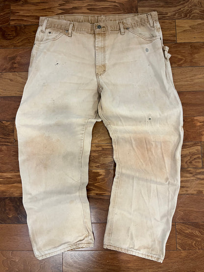 Dickies Black Tab Faded Tan Carpenter Pants (38 x 30)