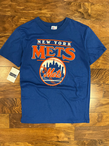 1988 New York Mets MLB Logo Tee (L)