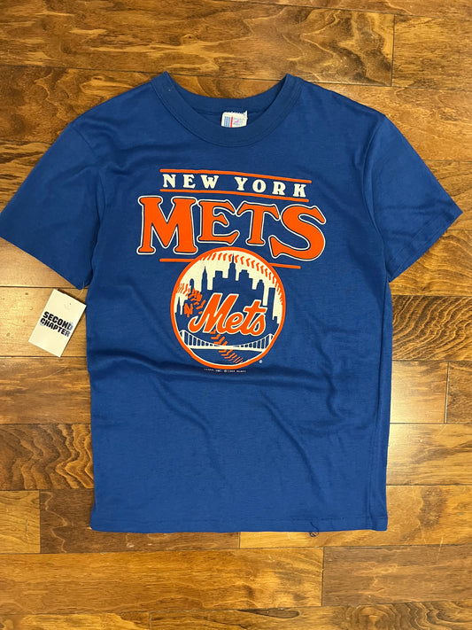 1988 New York Mets MLB Logo Tee (L)