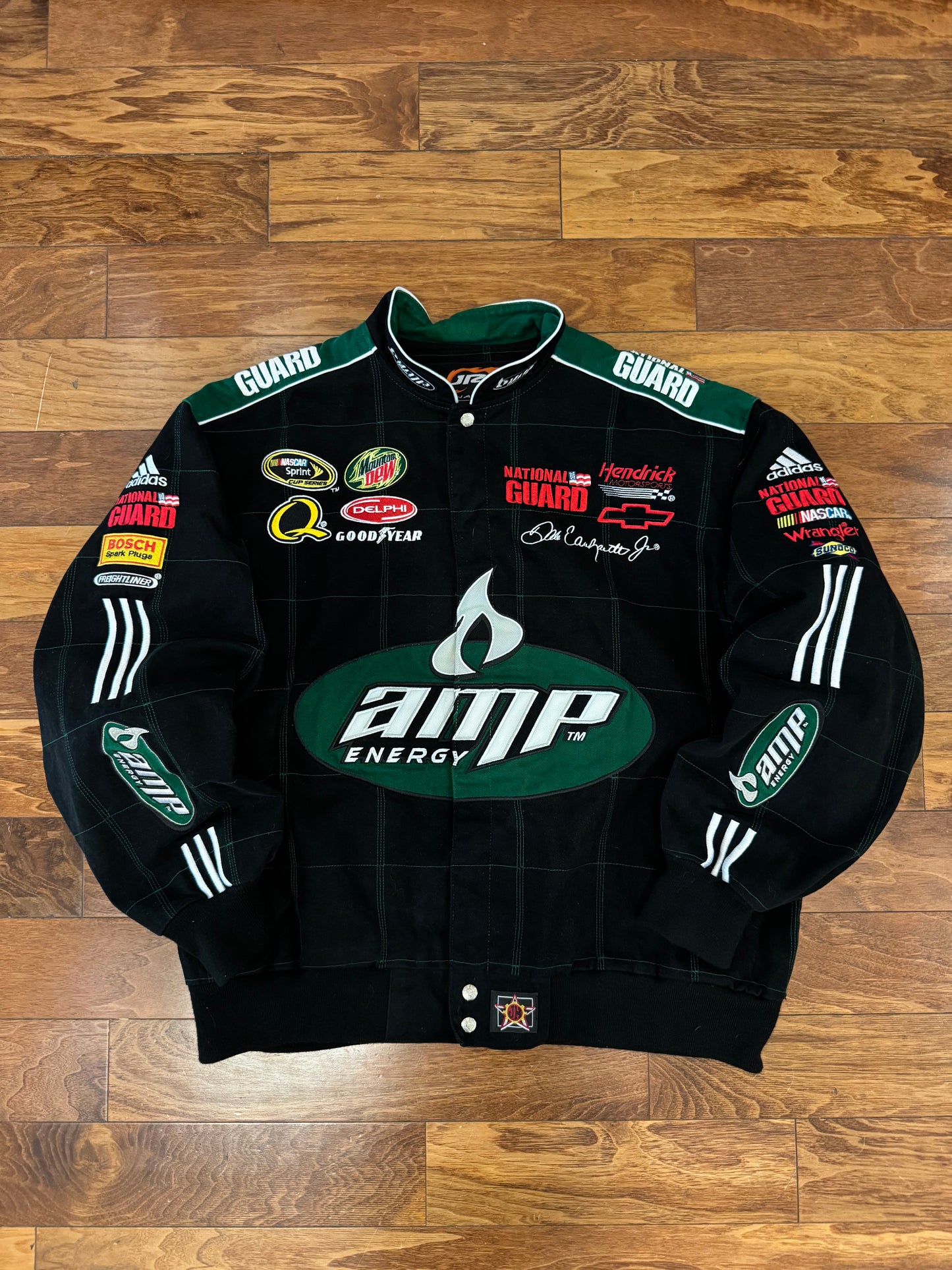 00s Dale Earnhardt Jr. Nascar AMP Racing Jacket (XXL)