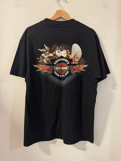 2000 Harley Davidson “Street Tough" Taz Looney Tee (L)
