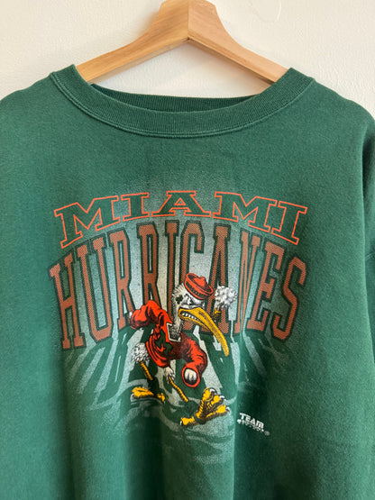 90s Miami Hurricanes Team Edition Crewneck (XL)