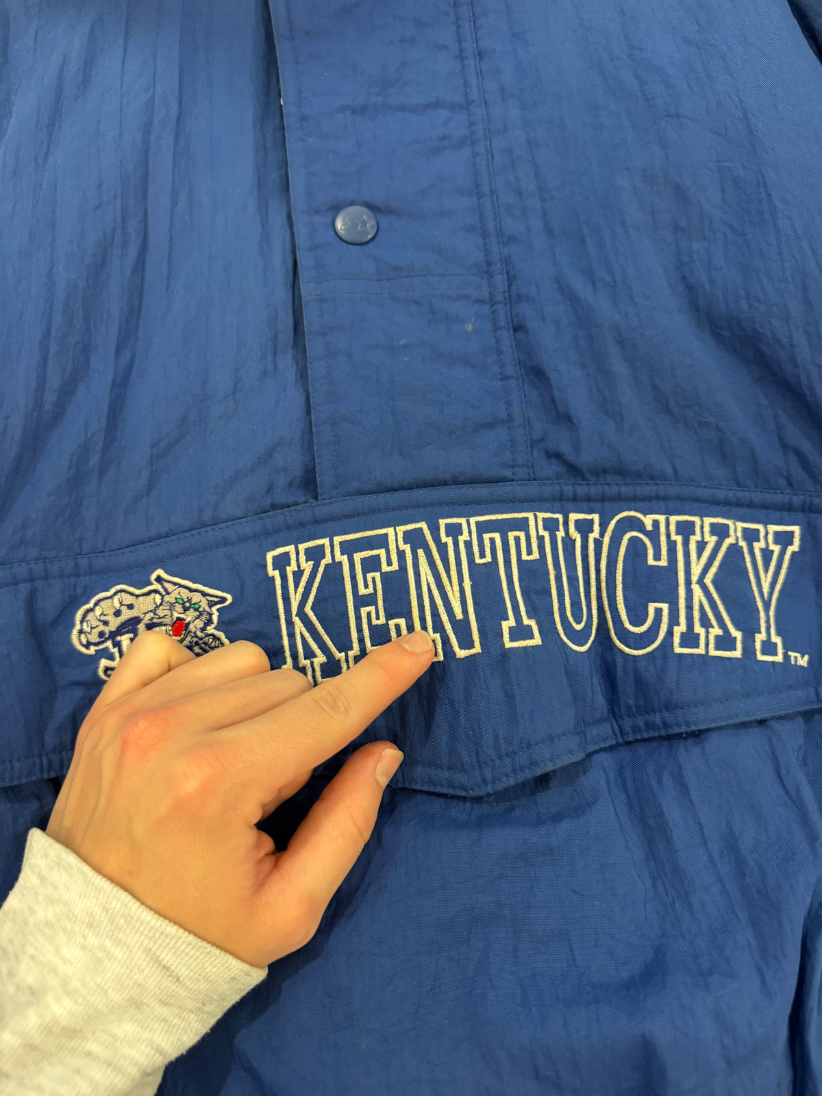 90s University of Kentucky Vintage Starter Puffer Jacket (XL)