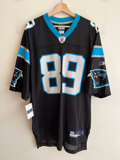 00s Carolina Panthers Steve Smith Reebok Home Jersey (L)