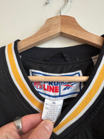 90s Pittsburgh Steelers Reebok Pro Line Windbreaker (XL)