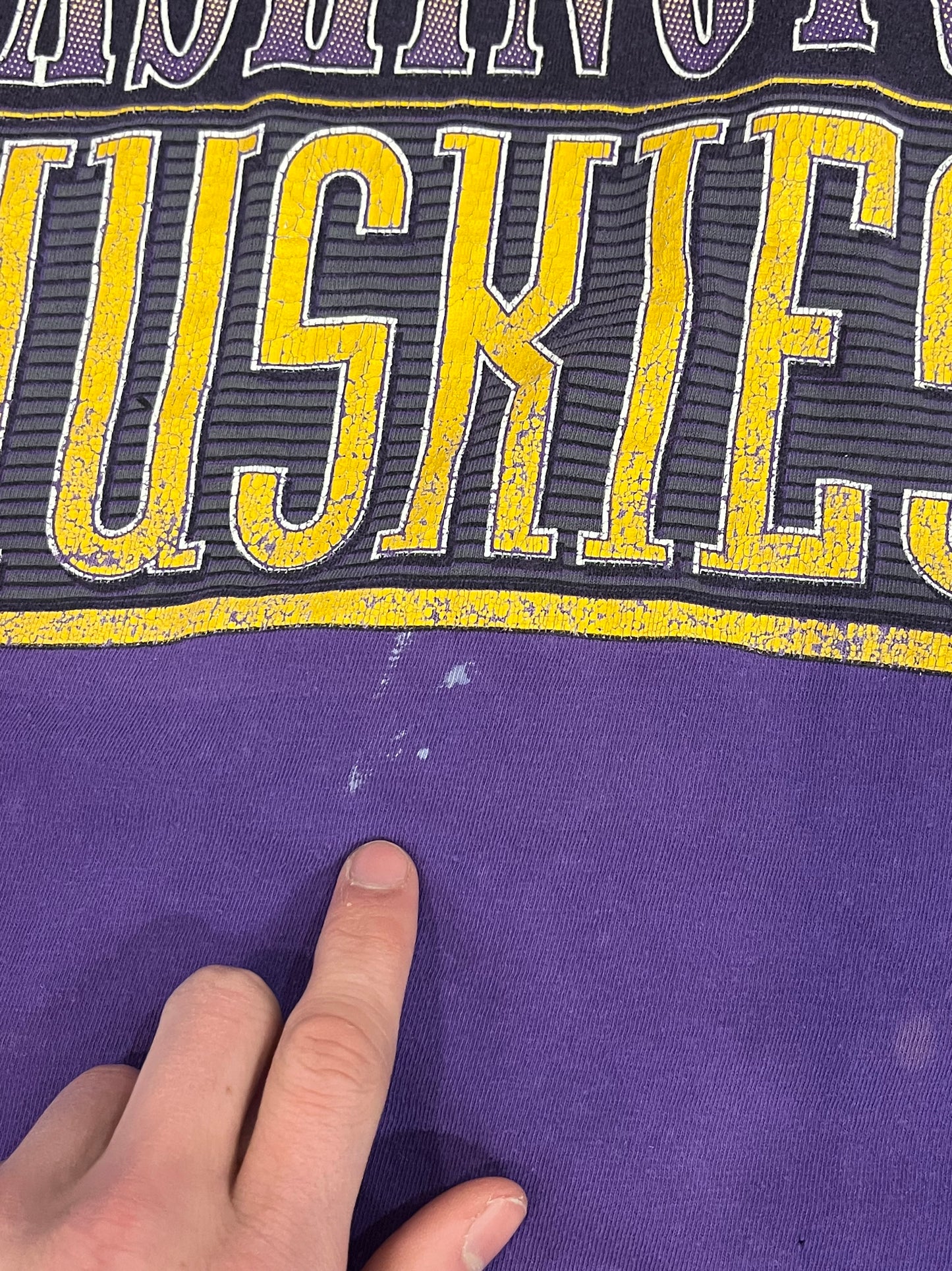90s Washington Huskies College Graphic Tee (XL)