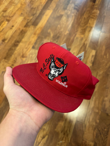 90s NC State Wolfpack Deadstock Spell Out Hat (OS)