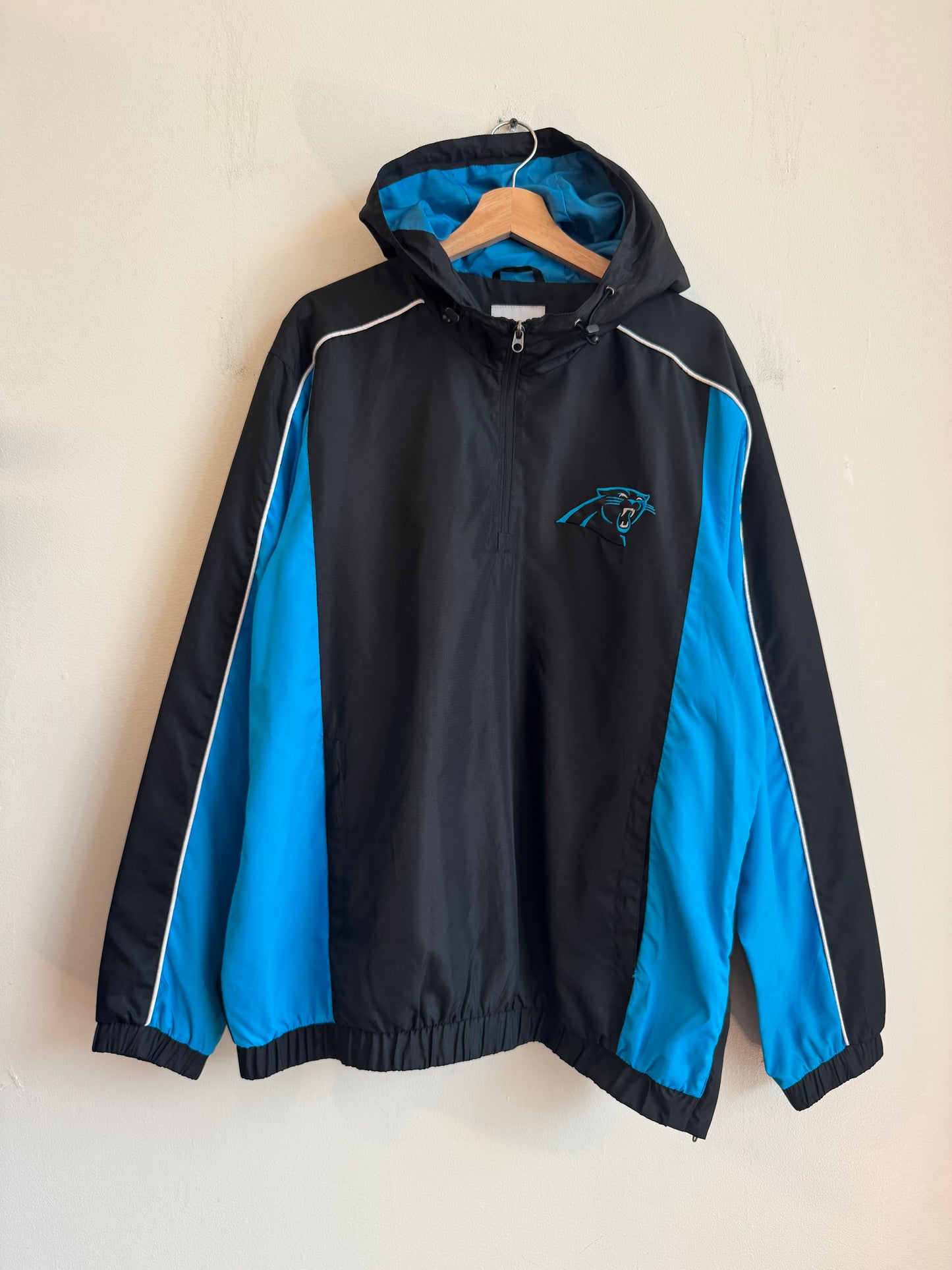 2010s Carolina Panthers Hooded NFL Windbreaker (XL)