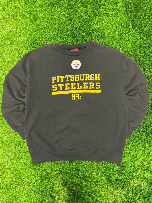 00s Pittsburgh Steelers Essentials Crewneck (XL)