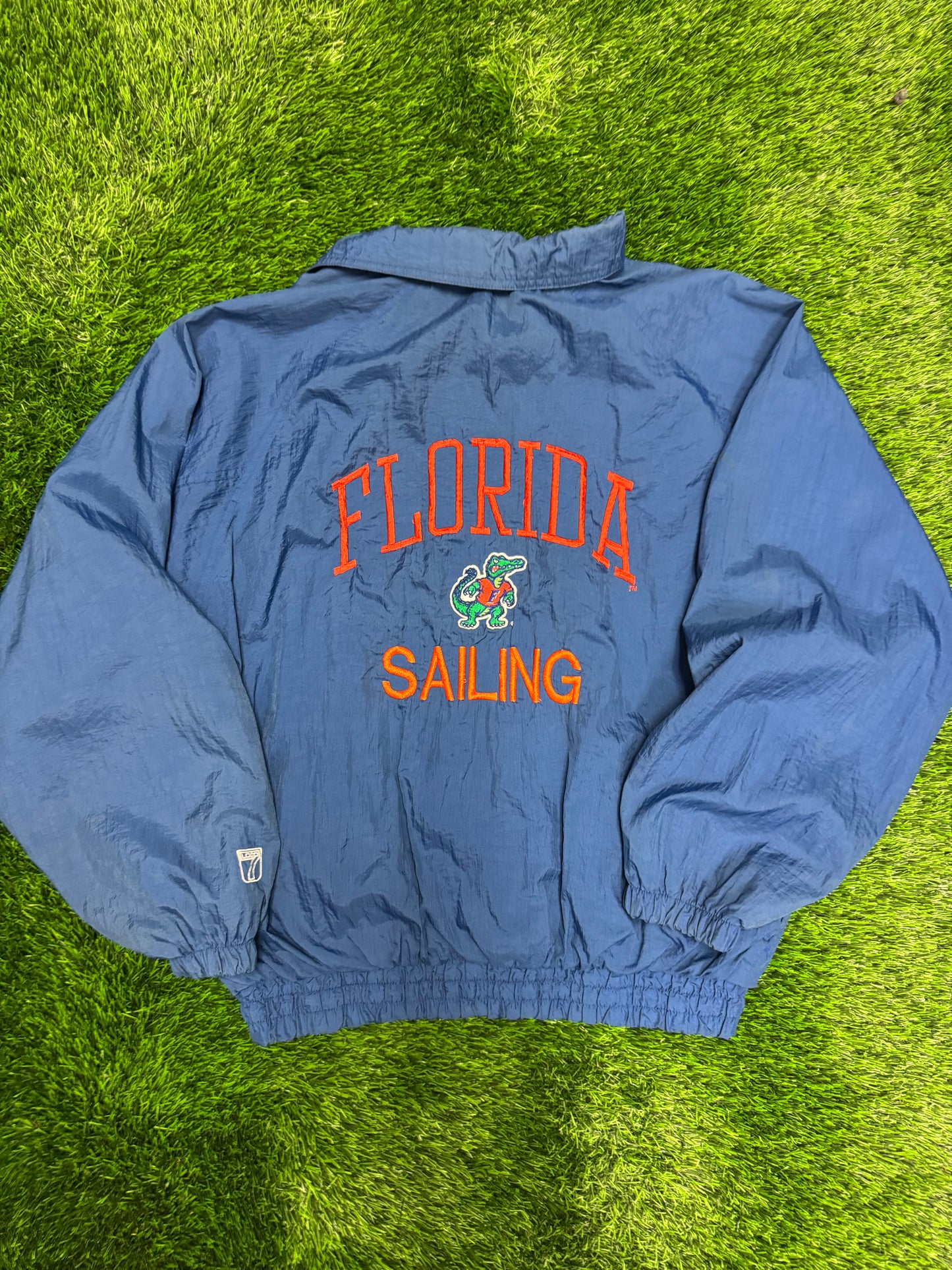90s University of Florida (UF) Gators Logo 7 Windbreaker (XL)