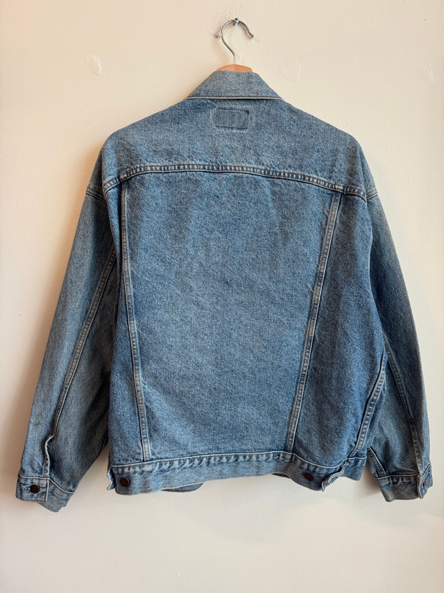 80s Levi's Light Wash Vintage Jean Jacket (L)